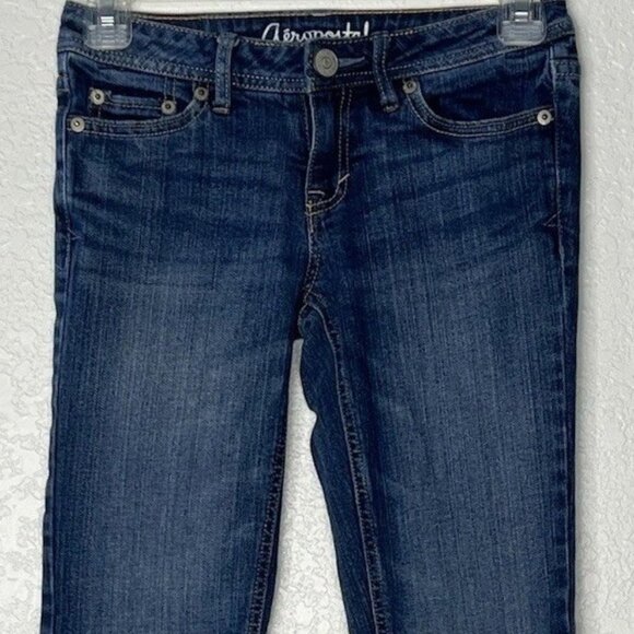 Aeropostale Chelsea Bootcut Jeans Sz 000 Short 24”Wx27”L - Picture 2 of 9